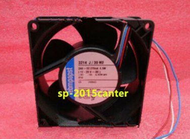 For ebmpapst 3214J / 39NU 6.5W 24V 9cm 9238 3-wire inverter fan #SP62