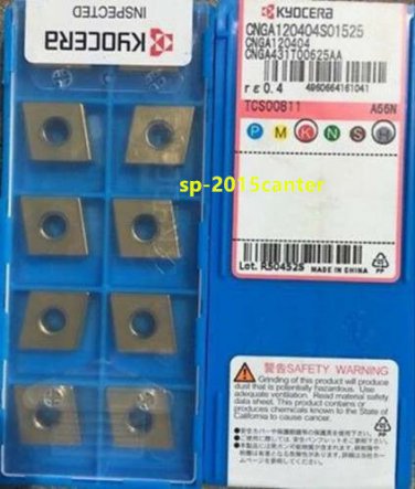 For 10PCS/BOX Kyocera CNC Blade CNGA120404S01525 A66N free shipping #SP62