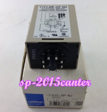 New In Box 61F-GP-N2 61FGPN2 AC24V Omron Floatless Level Switch free shipping
