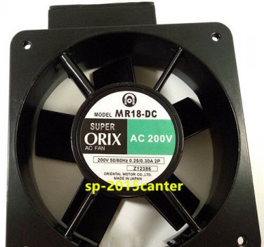 For MR18-DC Large air volume cooling fan AC200V0.25/0.3A 180*180*65mm 2wire#SP62