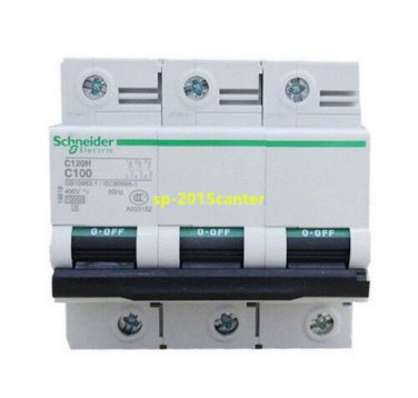 For 1PC Schneider small Circuit breaker C120H 3P D100A Brand #SP62