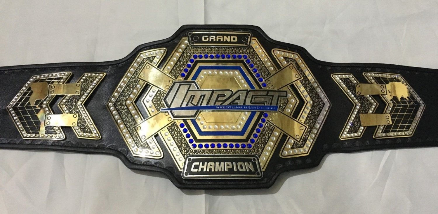 TNA Grand Impact Heavyweight Wrestling Championship Title Belt Adult Size