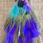 Titanium quartz witch broom, large Halloween besom porch decor, broomstick home accessory