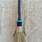 Titanium quartz witch broom, large Halloween besom porch decor, broomstick home accessory