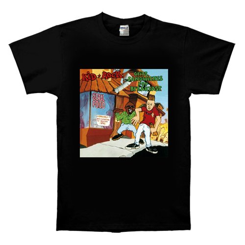 KID ROCK Grits Sandwiches for Breakfast Flag Rock Band TShirt Tshirt Tee