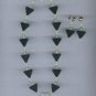 Green Goldstone Necklace - Earring set