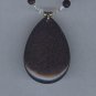 Blue Goldstone Necklace - Earring set