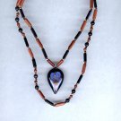 Blue & Brown Goldstone Necklace