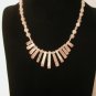 Rose Quartz  Bib Necklace