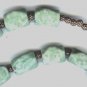 GREEN SERPENTINE NECKLACE