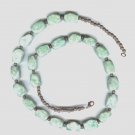 GREEN SERPENTINE NECKLACE