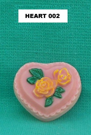 HEART WITH FLOWERS SOAP