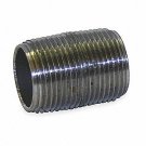 Schedule 40, 1" Diam x 1-5/8" Long Steel Black Pipe Nipple