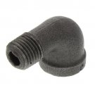 1/4" Black 90° Street Elbow