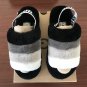 Black White Size US5=Eur36 Women Furry Slippers Australia Fluff Yeah Slides Fur Slides Slippers