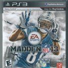 Madden NFL 13 (Sony PlayStation 3, 2012 w/ Booklet, Tested Works Great) Madden NFL 13 (Sony PlayStation 3, 2012 w/ Booklet, Tested Works Great)