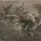 1840 Engravings Address to the Deil & The Fool and Honest Sodger