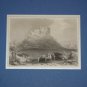 Two Antique Prints, Approach to Cashel & Holy Cross Abbey, Tipperary, Ireland