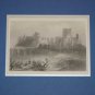Two Antique Prints, Approach to Cashel & Holy Cross Abbey, Tipperary, Ireland