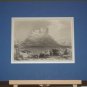Two Antique Prints, Approach to Cashel & Holy Cross Abbey, Tipperary, Ireland