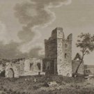 1797 Antique Print Selkser Abbey Wexford