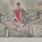 John Leech 1854 Steel Engraving Pigg In The Melon Frame