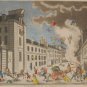 Explosion Dâune Machine Infernale Mourlot Print 1944