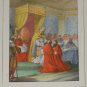 1848 Antique Hand Coloured Print, Leone X Perdona
