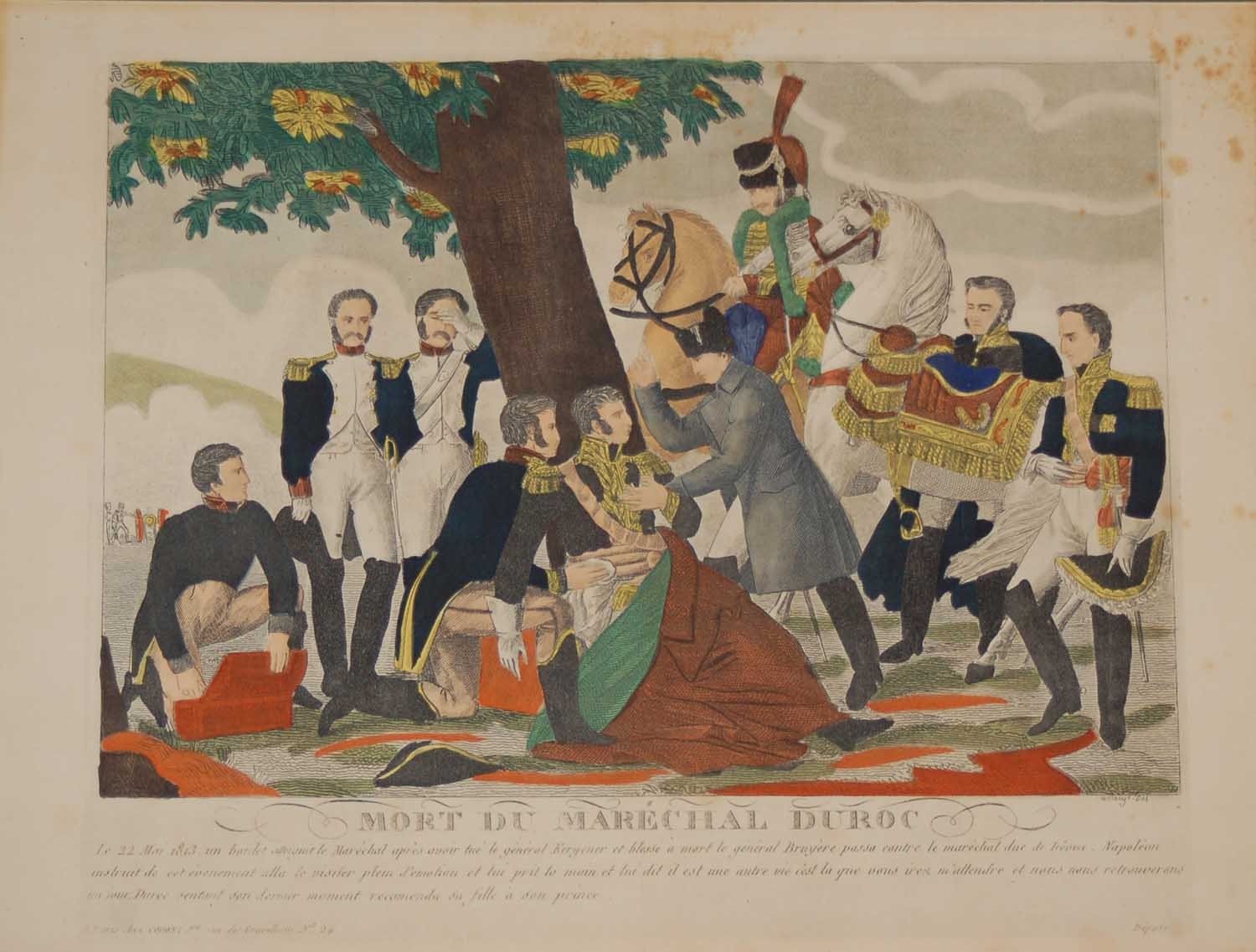Mort du Marc&Atilde;&copy;chal Duroc French Art Print 1944