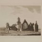 Ennis Abbey in County Clare 1797 Antique Print