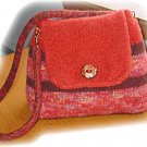 Felted Wool Purse Paprika Artist Hand Made fully lined with pocket