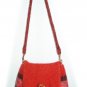 Felted Wool Purse Paprika Artist Hand Made fully lined with pocket
