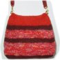 Felted Wool Purse Paprika Artist Hand Made fully lined with pocket