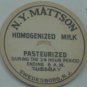 NY MATTISON, NJ, HOMOGINIZED MILK, MILK BOTTLE CAP, Mc13-Quantities available read on