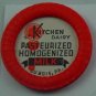 S. R. KITCHEN DAIRY, DUBOIS, PA., PAST. HOMOG. MILK, MILK BOTTLE CAP, Mc28-Quantities avail