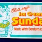 ELSIE SAYS ICE CREAM SUNDAE FLOURESENT SIGN ncs-108