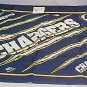 NFL FOOTBALL CHARGERS VINTAGE SCARF x3 W4