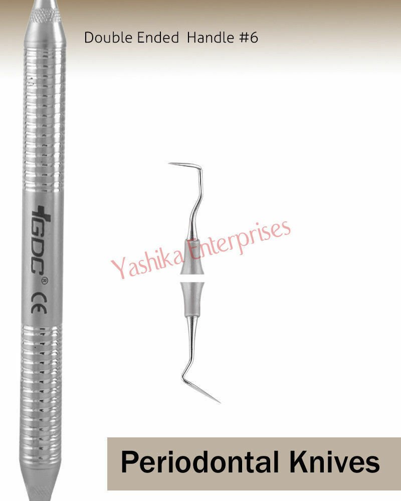 Dental PERIODONTAL KNIVES Goldman Fox Knife #6 KGF9 Surgery Instrument SFFG
