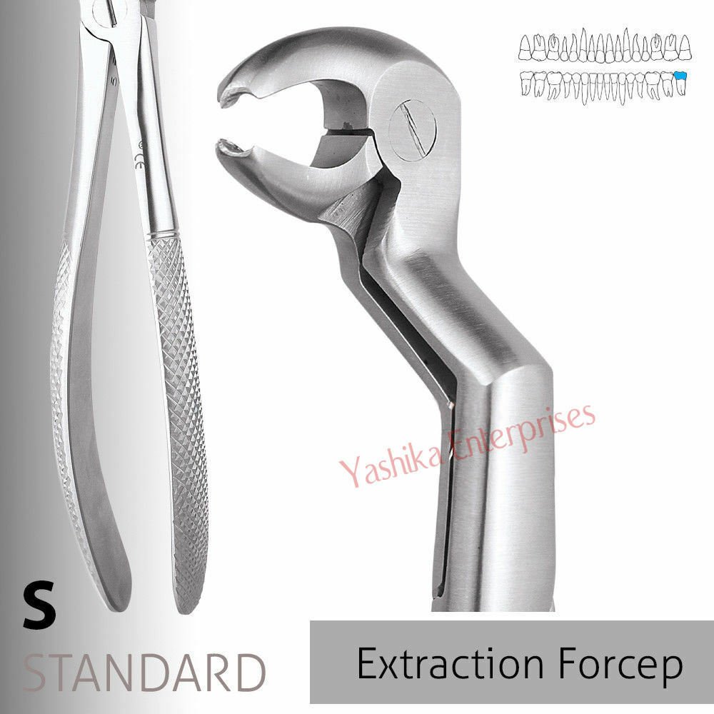 Dental EXTRACTION FORCEPS Lower Molars and Wisdoms Left FX22 1/2LS Tool MJK