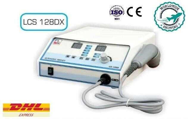 New Ultrasound Therapy 1 & 3 Mhz Machine Pulsed and Continuous Mode : LCS 128DX