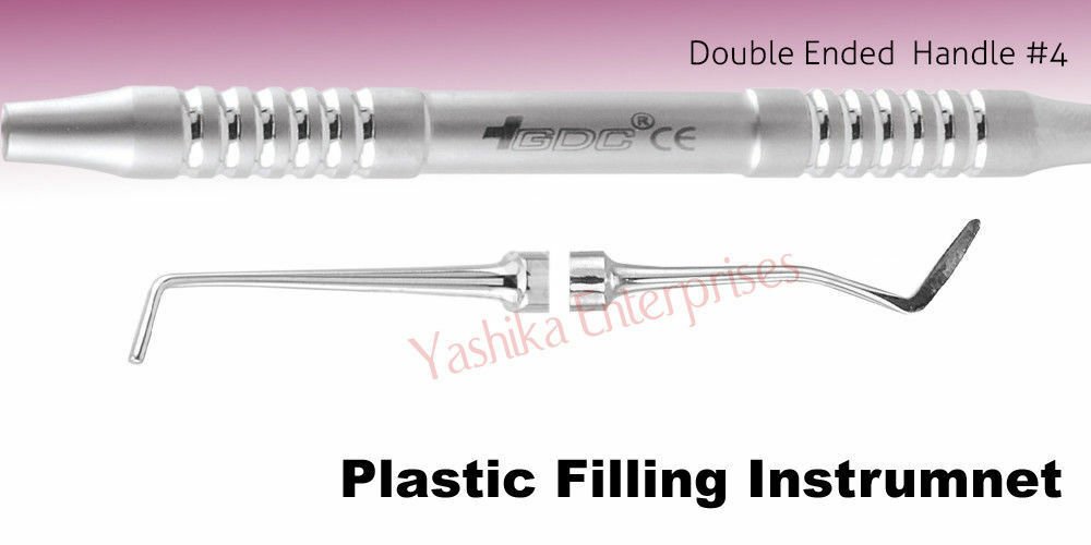 Dental PLASTIC FILLING INSTRUMENT Stainless Steel #4 PF2 Surgery For Oral