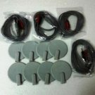 Electrotherapy Dynoplus Cables and Re-usable Electrodes for 4 Channel Device DHI