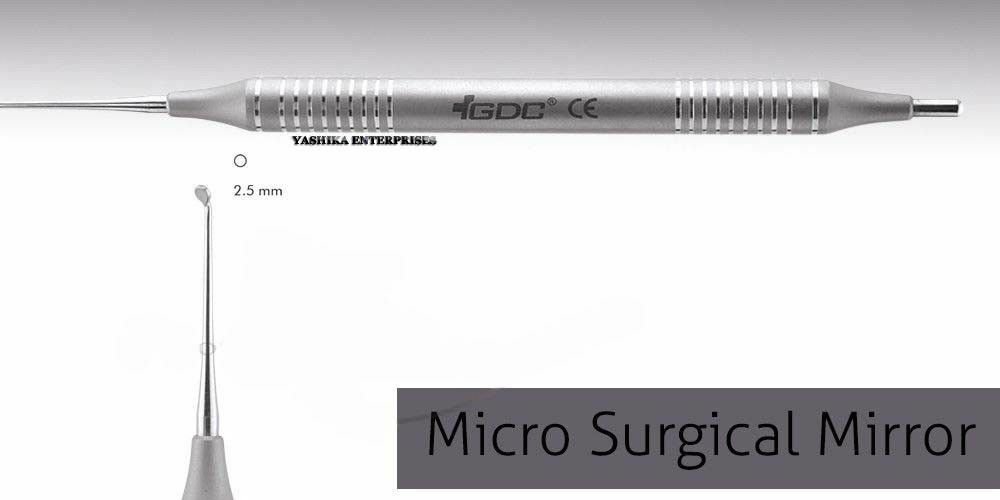Dental MICRO SURGICAL Round Mirror # Small (2.5mm) MMRS Mirror Tool Instruments