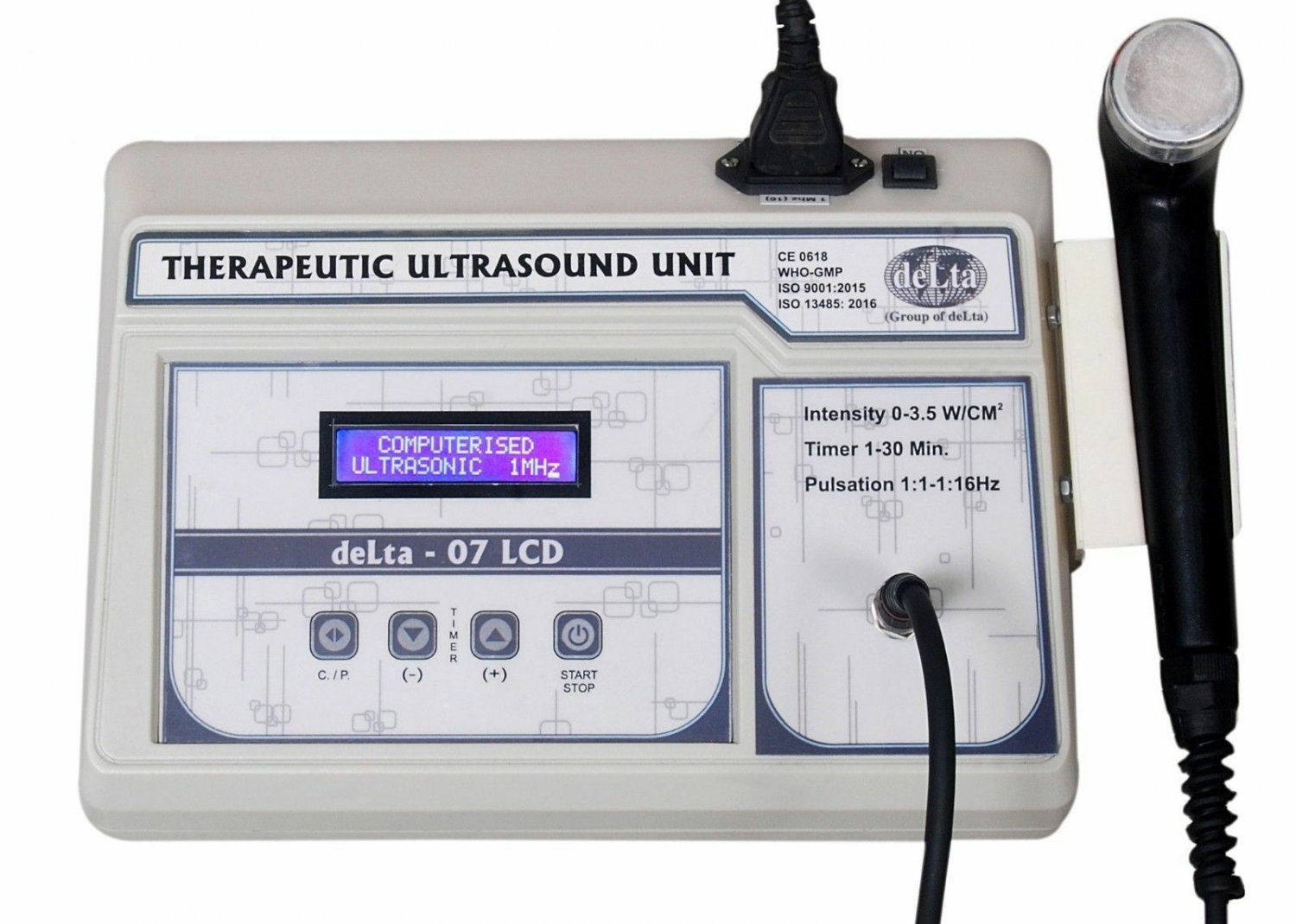 Pain Relief Therapy Equipment Ultrasound therapy Ultrasonic Therapy 1 Mhz Unit