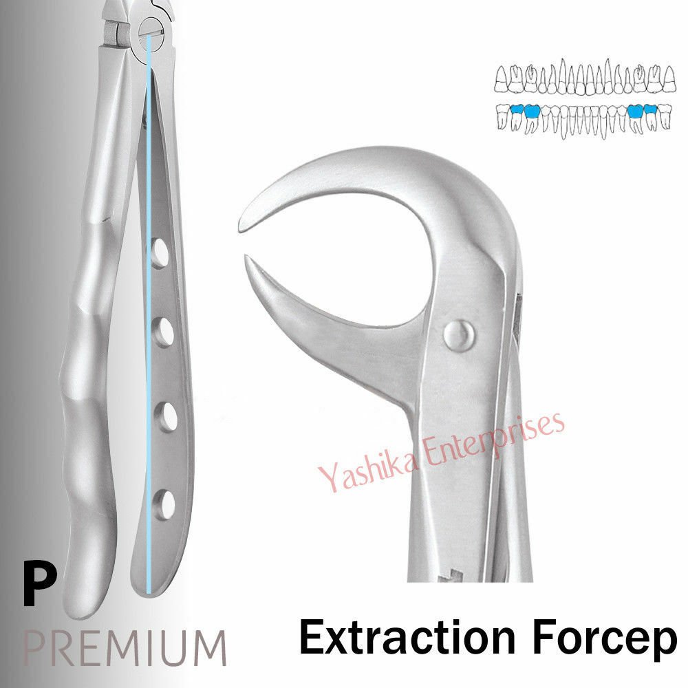 Dental EXTRACTION FORCEPS Lower Molars # 86C Premium FX86CP Instrument  RTYU