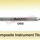 Dental Composite Instrument Gold Titanium CIG2 Oral Surgery Composite Tool QCE