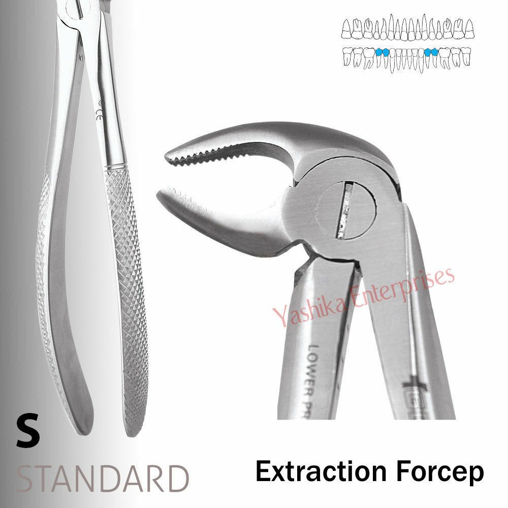 Dental EXTRACTION FORCEPS Lower Premolars # 13 Standard FX13S Tool VJS