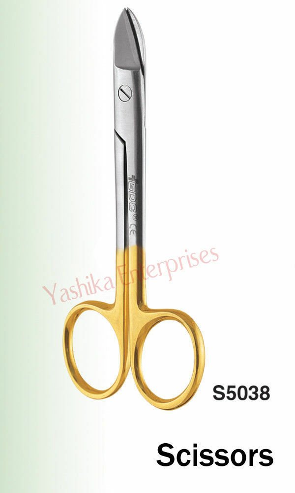 Dental Oral Surgery Scissors Crown & Band TC # Straight (12cm) S5038 dental UPOG