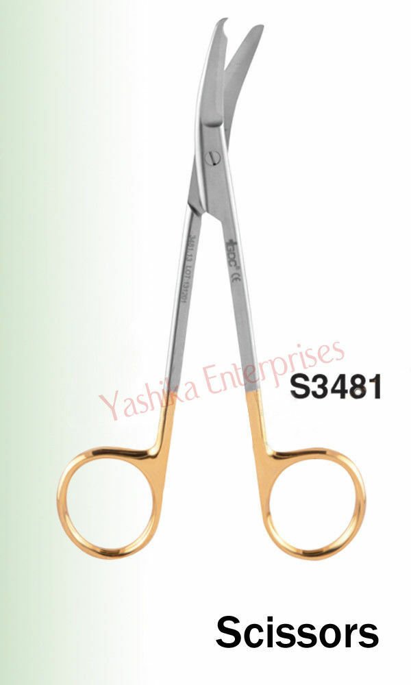 Dental Oral Surgery Scissors Spencer For Suture Cutting (10cm) Angular S3481 UPL