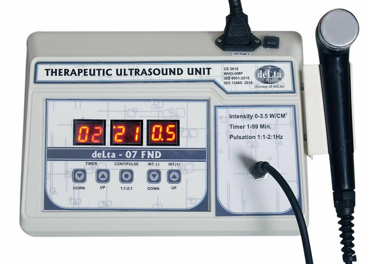 New Ultrasound Therapy Cont.& Pulse Mode Portable 1MHz Therapy Physio JSK